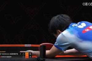 效仿樊振东的庆祝动作，张本智和坦言：他始终是我憧憬的榜样，渴望能早日与他同场竞技。